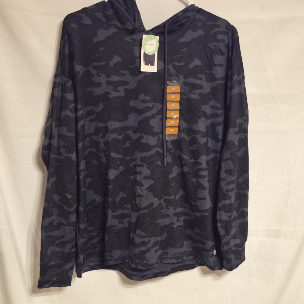 NWT LADIES DANSKIN Camouflage Hoodie